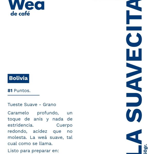 Etiqueta de la bolsa de La Suavecita