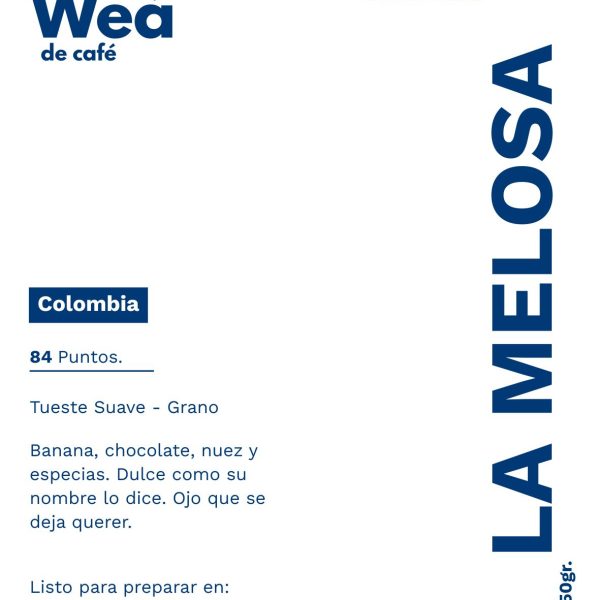 Etiqueta de la bolsa de La Melosa