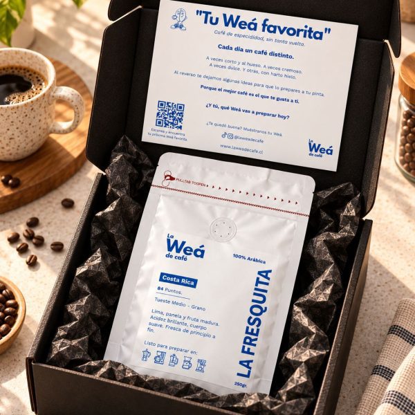 La Fresquita Empaque La Fresquita en su caja de regalo