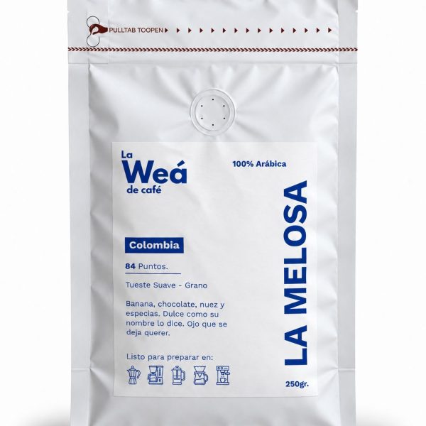 Bolsa de café de especialidad Colombia La Melosa, 250gr - La Weá de Café