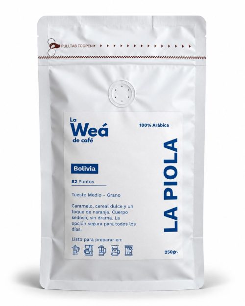 La Piola Bolsa de café de especialidad Bolivia La Piola, 250gr - La Weá de Café