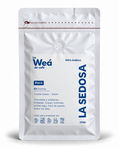 Bolsa de café de especialidad Perú La Sedosa, 250gr - La Weá de Café