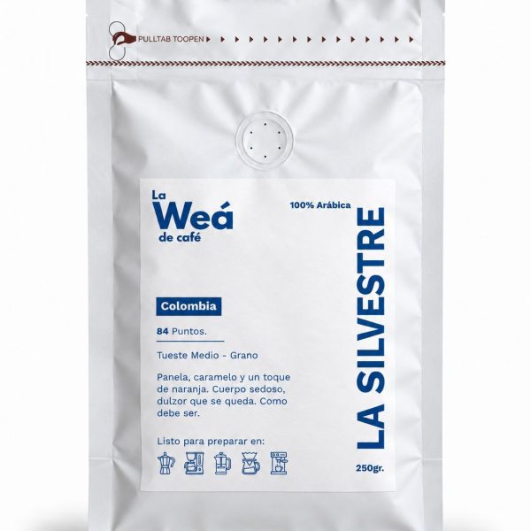 La Silvestre Bolsa de café de especialidad Colombia Sevilla La Silvestre, 250gr - La Weá de Café