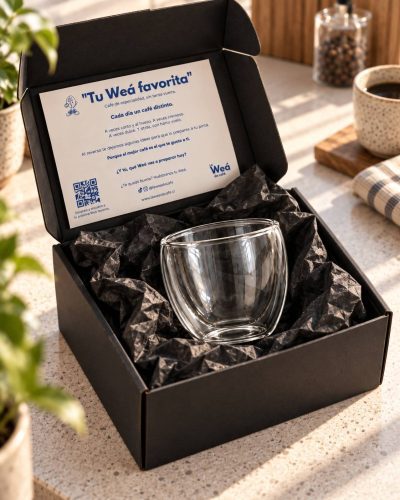 Vaso Doble Pared 150ml en su caja de regalo